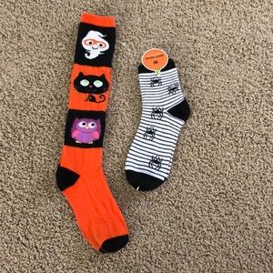 2 Pairs of Halloween Socks